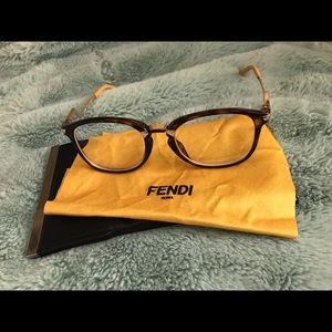 Fendi FF0038 ZCZ Eyeglasses Havana Gold